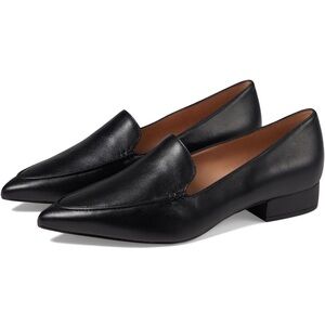 Cole Haan Black Pointed-Toe Loafers